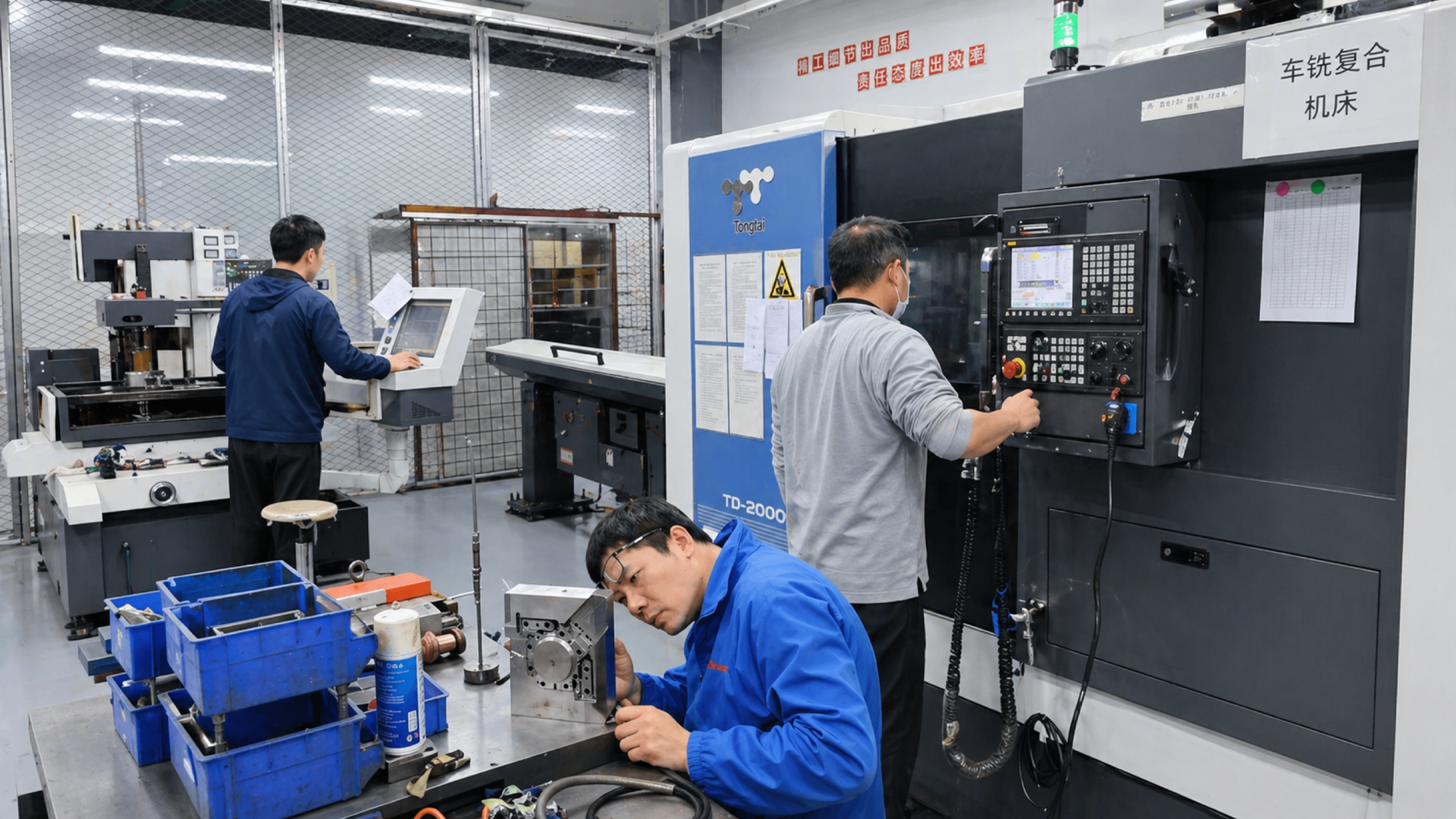寶聯(lián)模具與精密加工車間