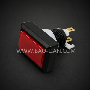 長方型旋式帶燈按鈕B/新