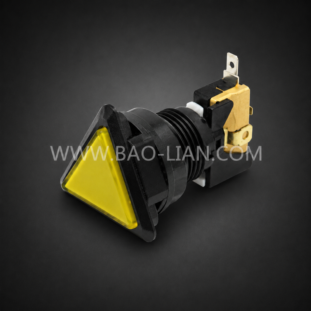 Black Body LED Push Button