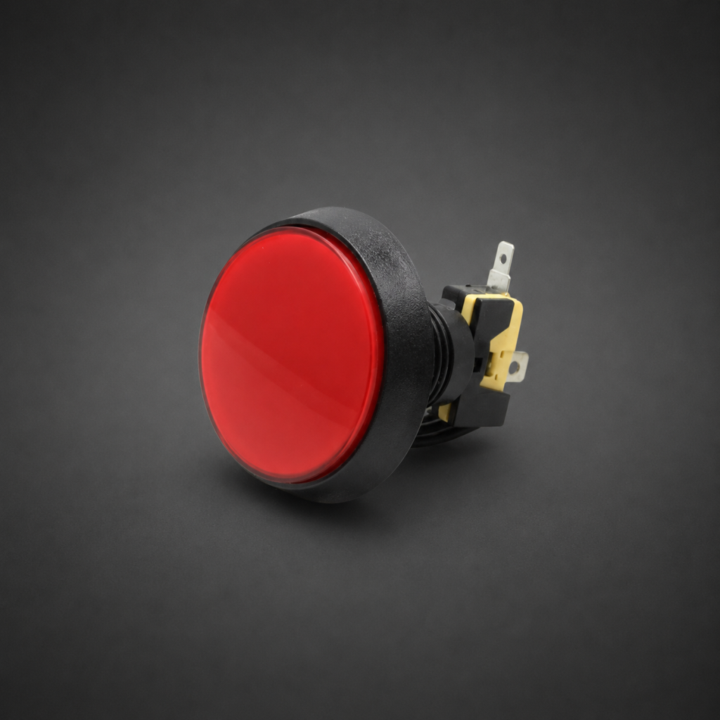 Large Flat LED Push Button